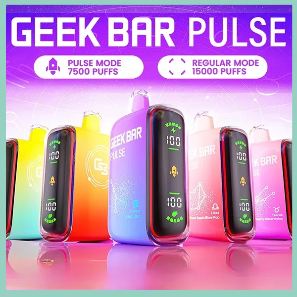 Geek Bar Pulse 小火箭 一次性電子煙 15000口大容量-極客吧 正品現貨 假一罰十 台灣煙 彈 口味推薦